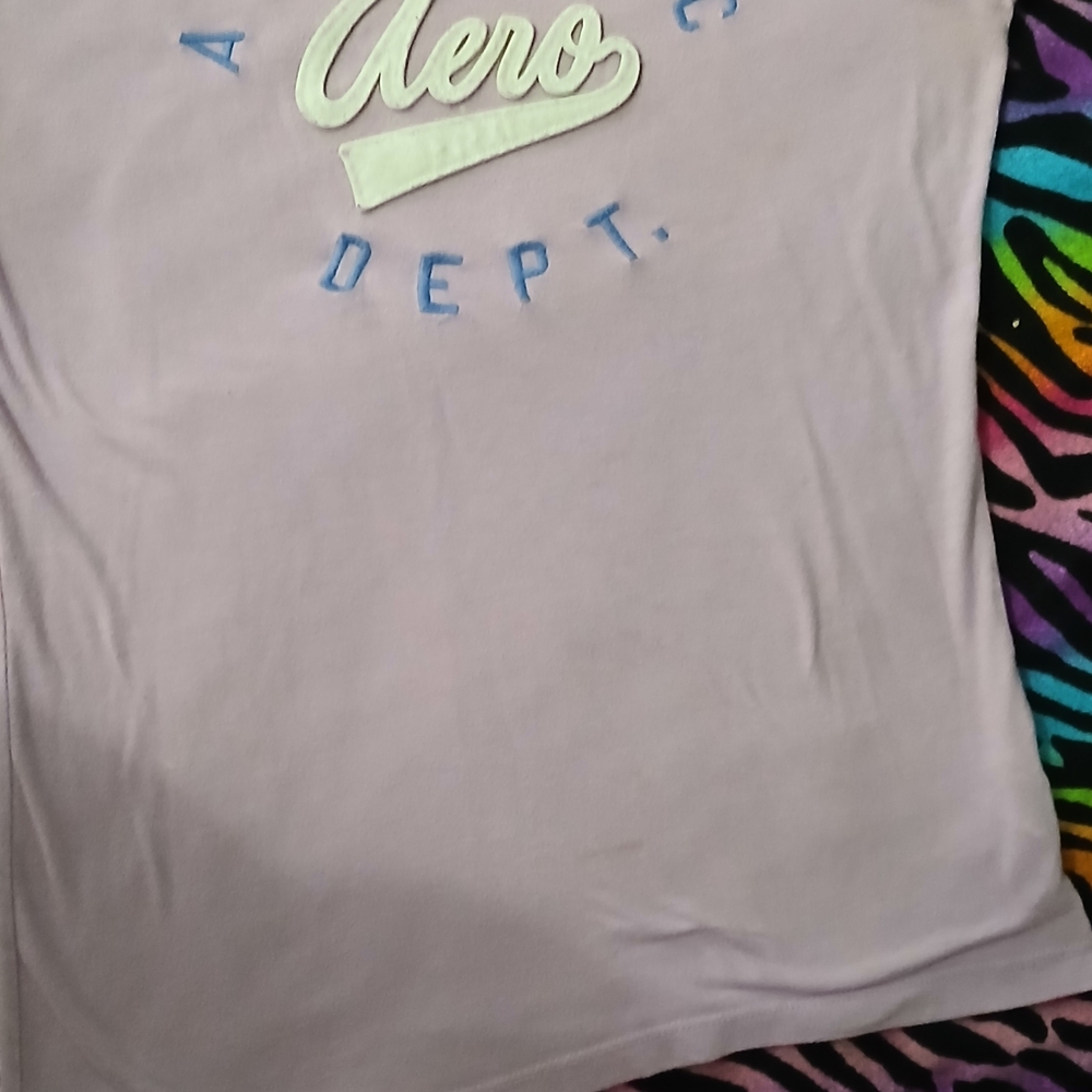 Aeropostale Classic Crew Tee in Lavender